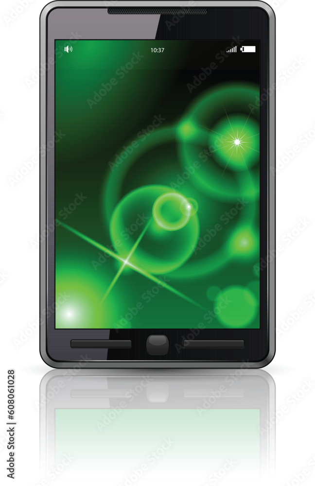 Mobile phone, vector illustration on white background Mobile phone, vector illustration on white background