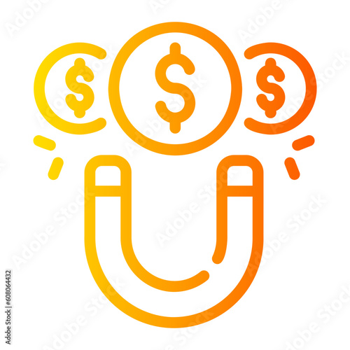 steal Line Gradient Icon