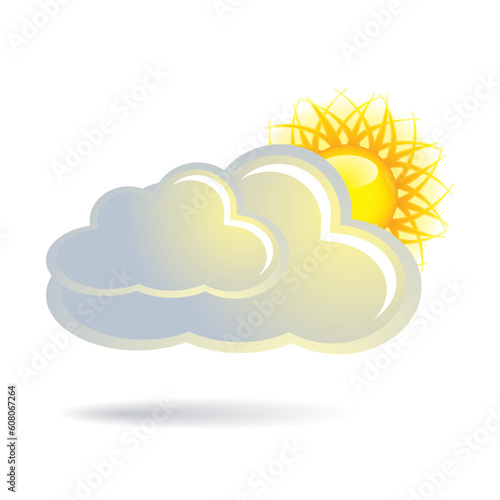 cloud and sun