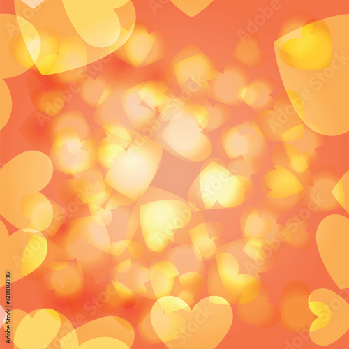 Seamless tile-able valentine's background - vector wrapping paper pattern