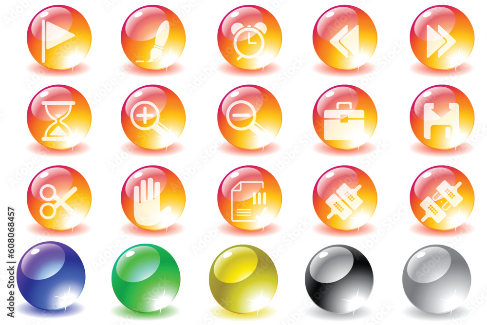 Toolbar and Interface icons Toolbar and Interface icons