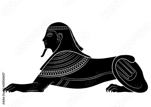 Sphinx - illustrations of the mythical creatures of ancient Egypt