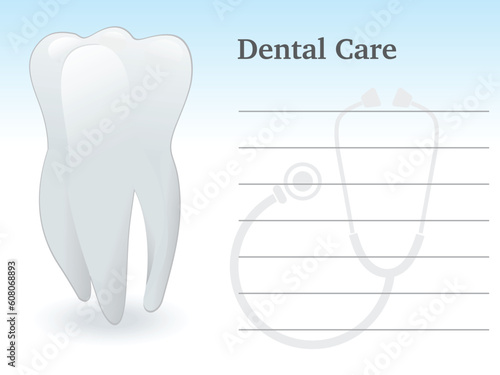 abstract dental care vector illustration