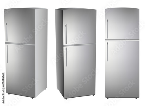Set of vector refrigerators