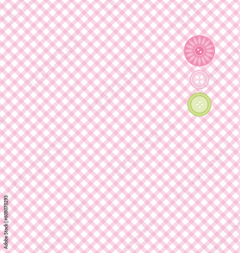 Seamless Pink And Green Background. Collection "for Mom". Motive Of "cell".