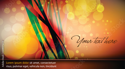 Abstract Vector Card | Background - AI10 Compatible EPS Format