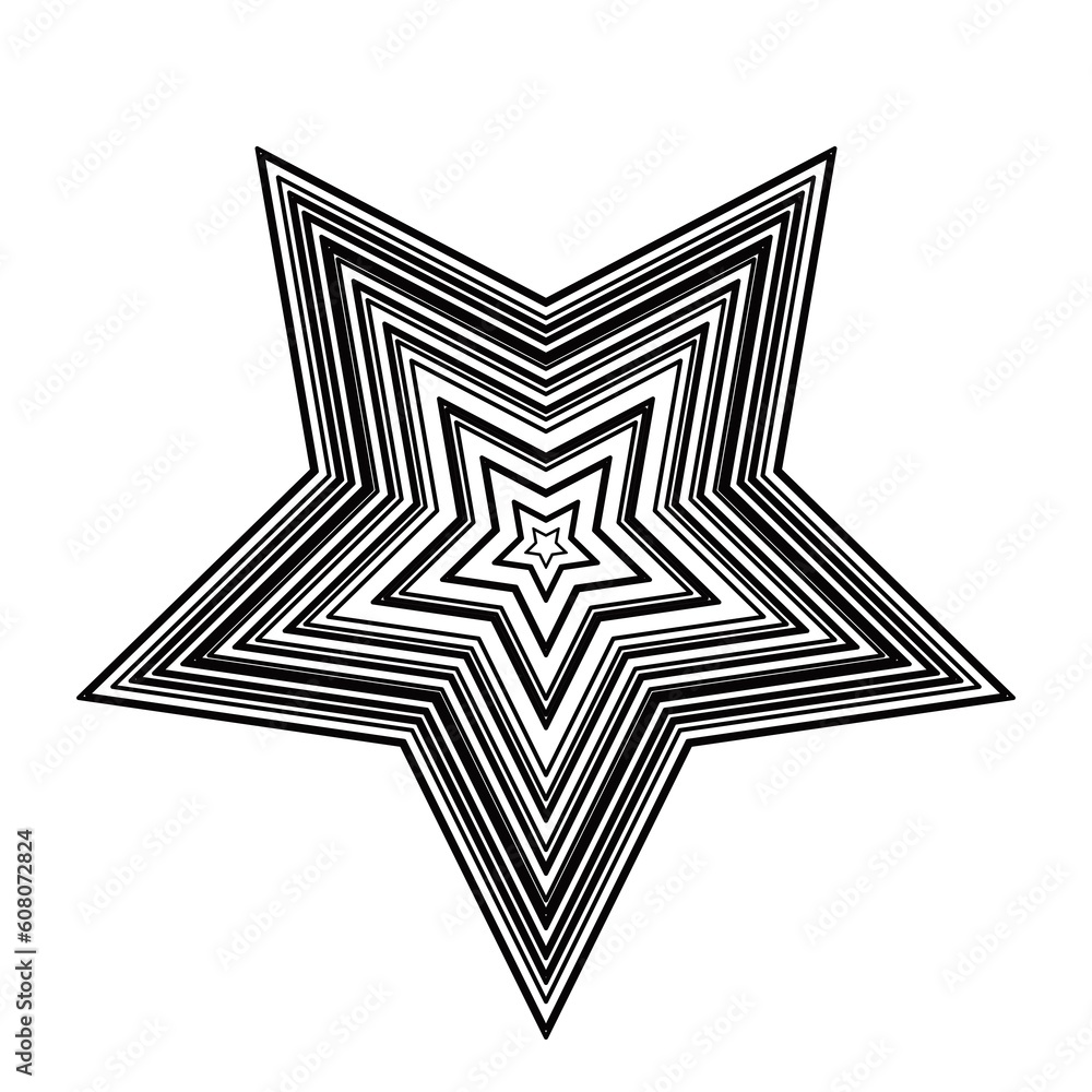 black and white mandala pattern drawing resembling spiky flowers used for decoration 27