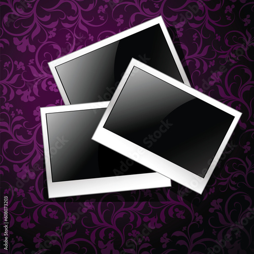 photo frames, this  illustration may be useful  as designer work