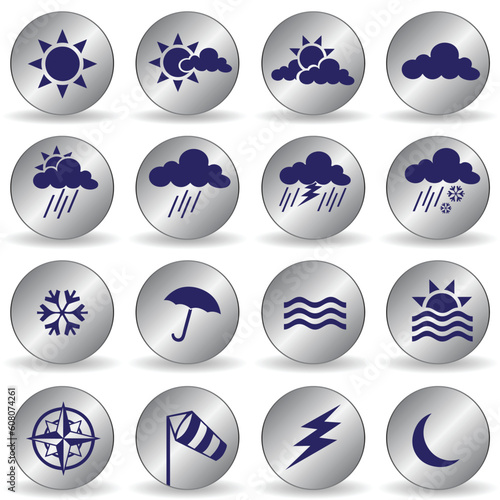 vector collection of weather icons