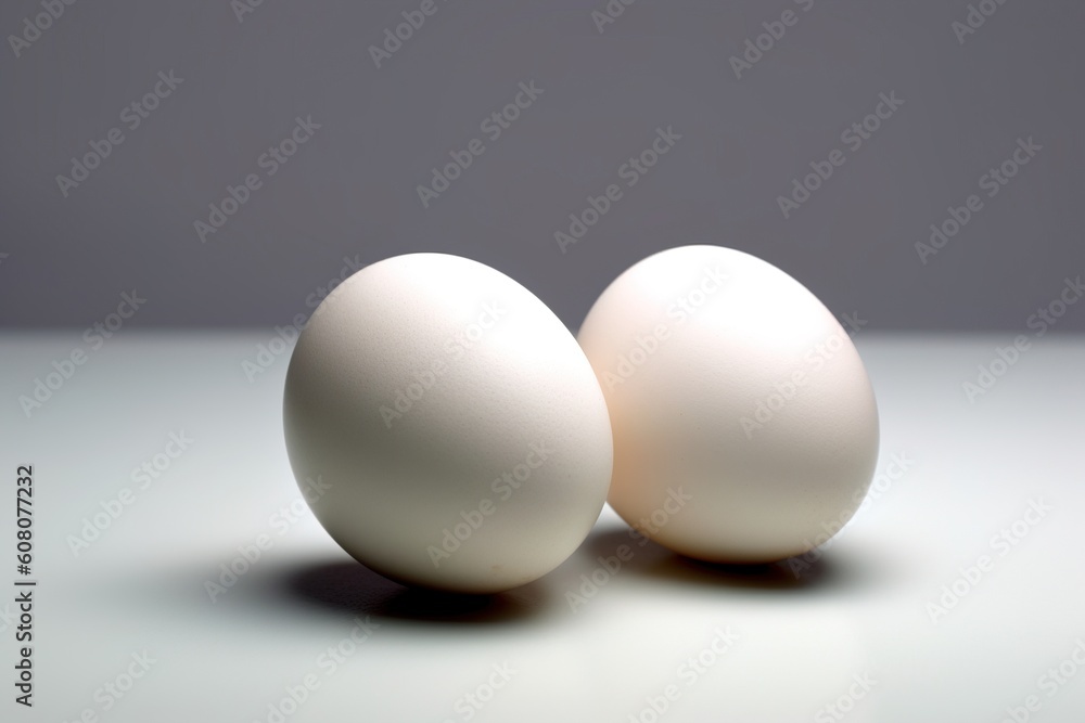 Portrait eggs with crate isolated on white AI Generative Portrait eggs with crate isolated on white AI Generative