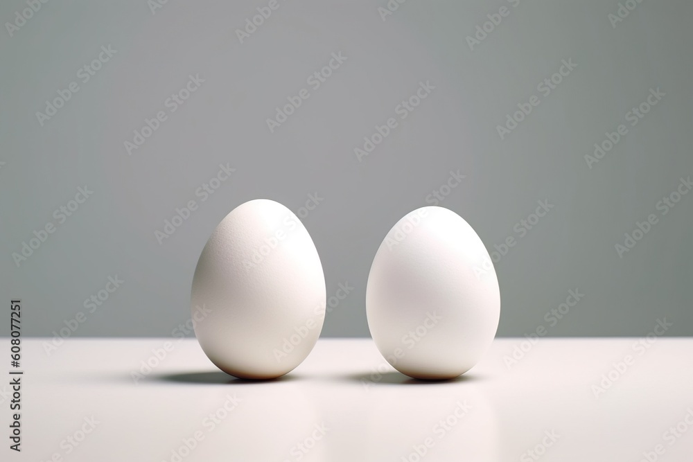 Portrait eggs with crate isolated on white AI Generative Portrait eggs with crate isolated on white AI Generative