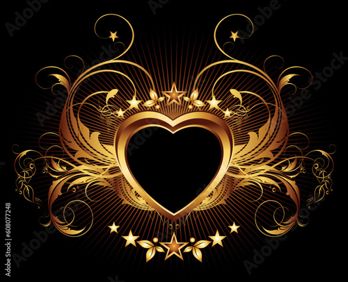 heart frame, this illustration may be useful as designer work