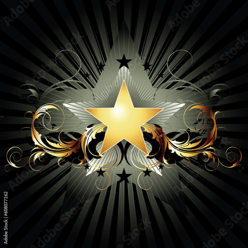 ornamental shield, this illustration may be useful as designer work