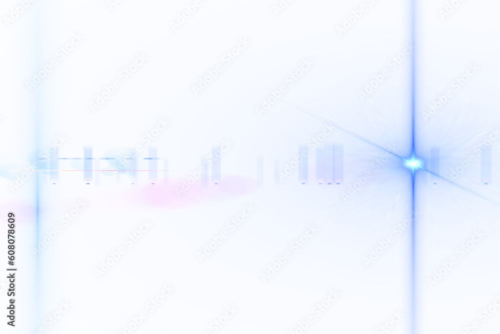 Digital png illustration of blue glowing light on transparent background