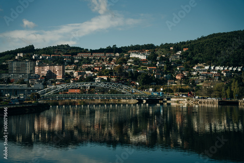 Pontevedra, Galicia. Spain. February 2023 Pontevedra city view, Lerez River and Currents Bridge © IBRESTER