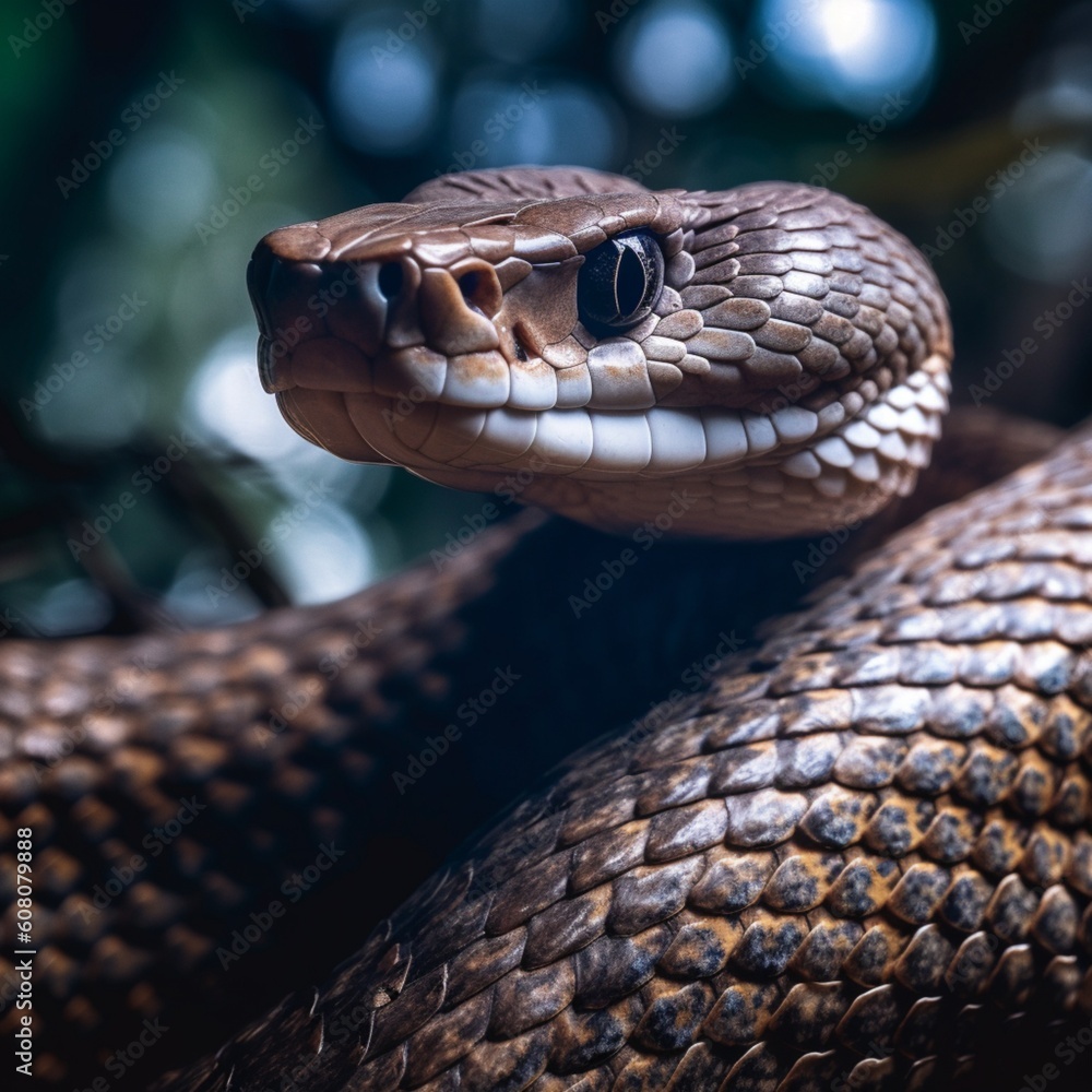 Fototapeta premium close up of a snake
