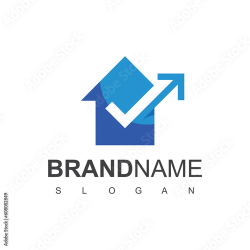 Free Download Real estate marketing logo design template - GFXLoad