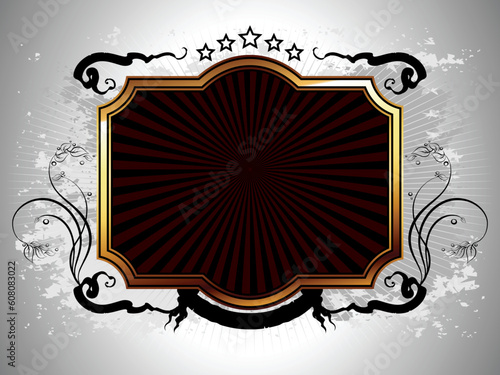 ornamental shield,  this illustration may be useful as designer work