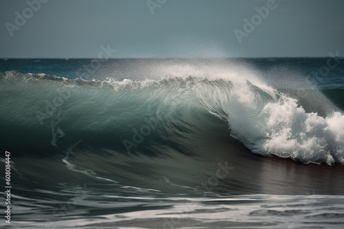 wave breaking on the beach © varut