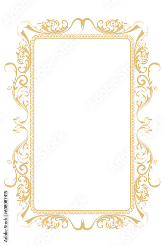 illustration of floral background on white background