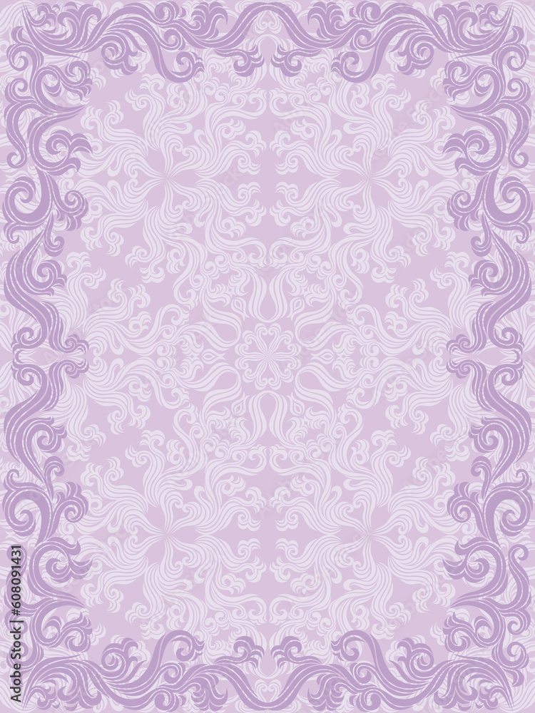 Decorative floral frame. Vector illustration. Decorative floral frame. Vector illustration.