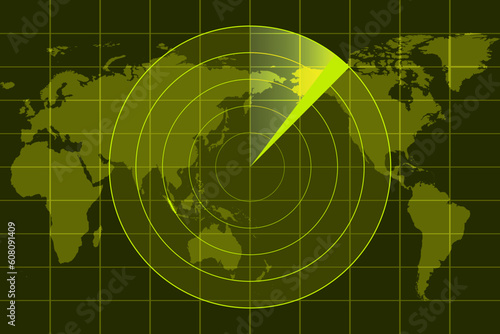 illustration of radar