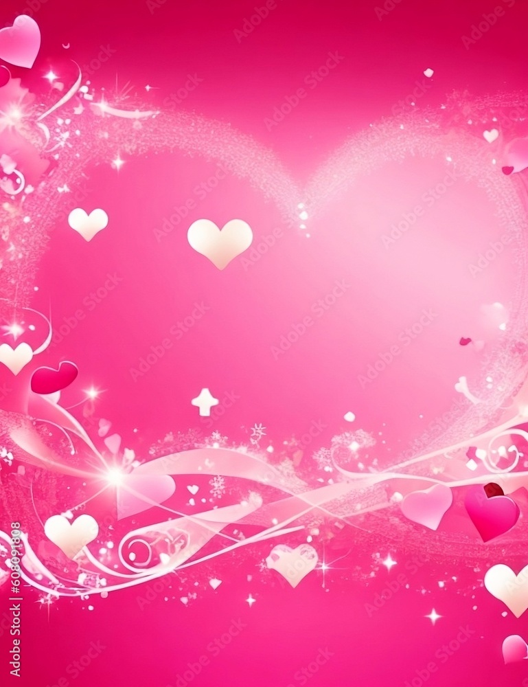 Valentines Background, Heartwood, Valentine's Day love by ai generator
