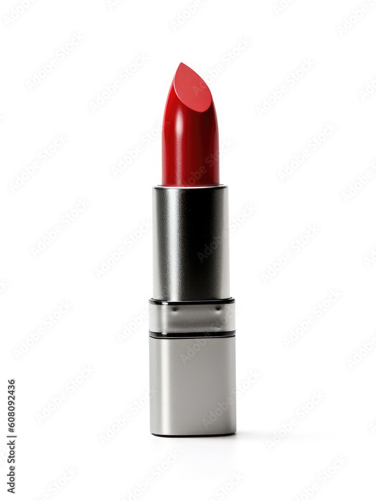 Red lipstick isolated on white background Red lipstick isolated on white background