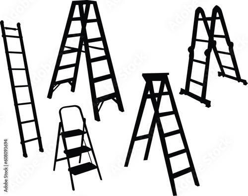 ladders collection - vector