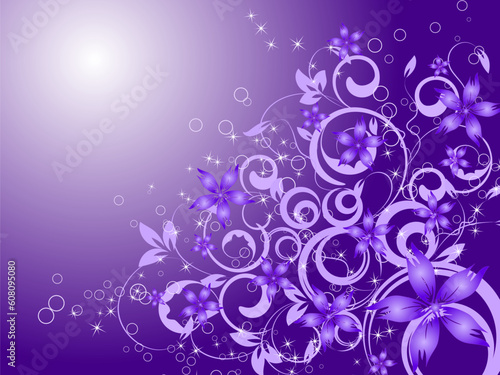 flower decoratively romantically abstraction illustration