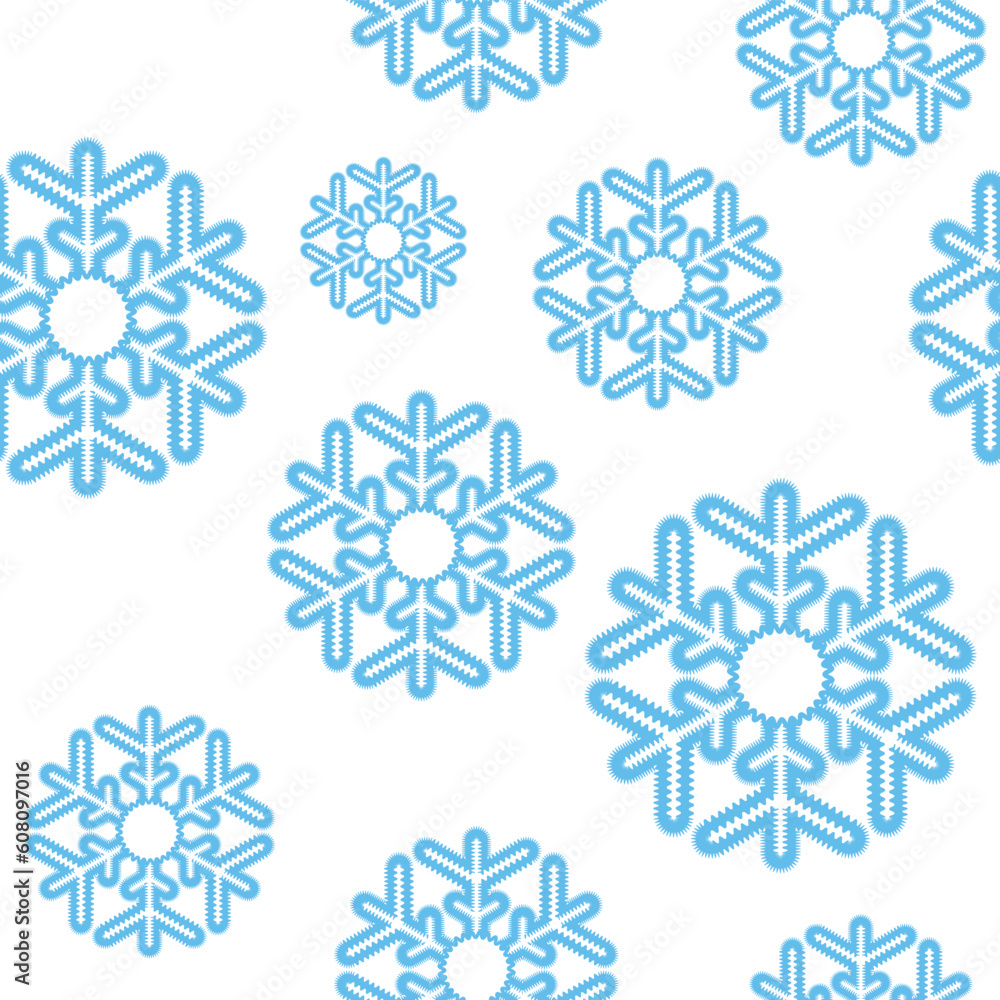 Seamless pattern from snowflakes(can be repeated and scaled in any size) Seamless pattern from snowflakes(can be repeated and scaled in any size)