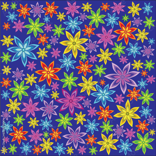 flower vector background