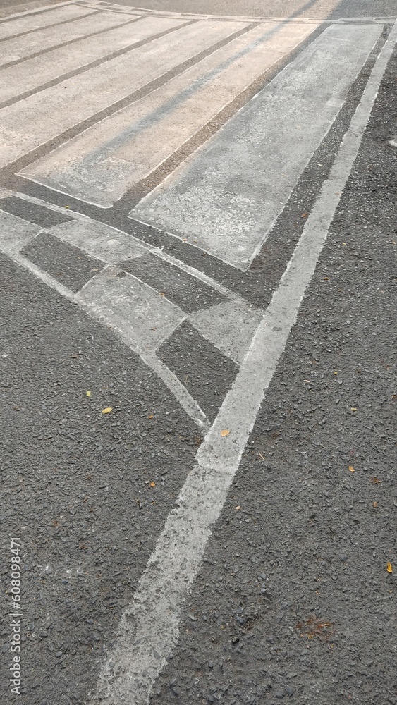 road with lines