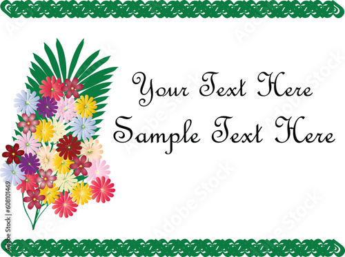 abstract floral background - vector