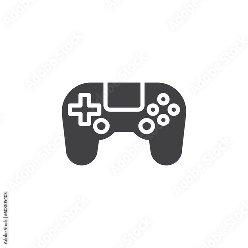 Gamepad joystick vector icon