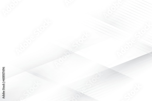 Abstract geometric white and gray color background with rectangle, rhombus shape. Vector illustration.