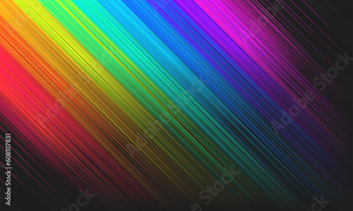 Colorful rainbow striped gradient background
