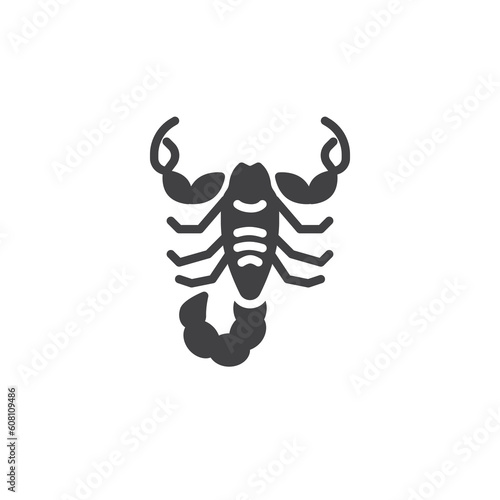 Scorpion vector icon