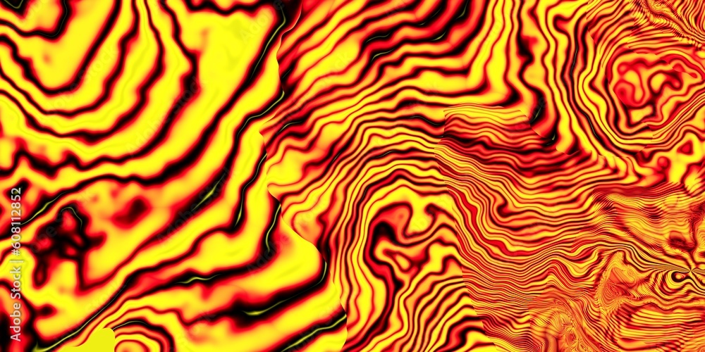 Fototapeta premium Abstract pattern. Horizontal background for any design. Wavy orange background