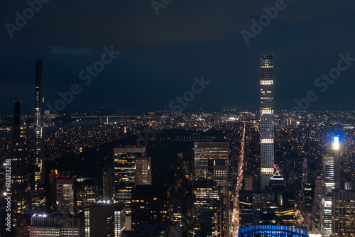 Nighttime New York City Manhattan Central Park