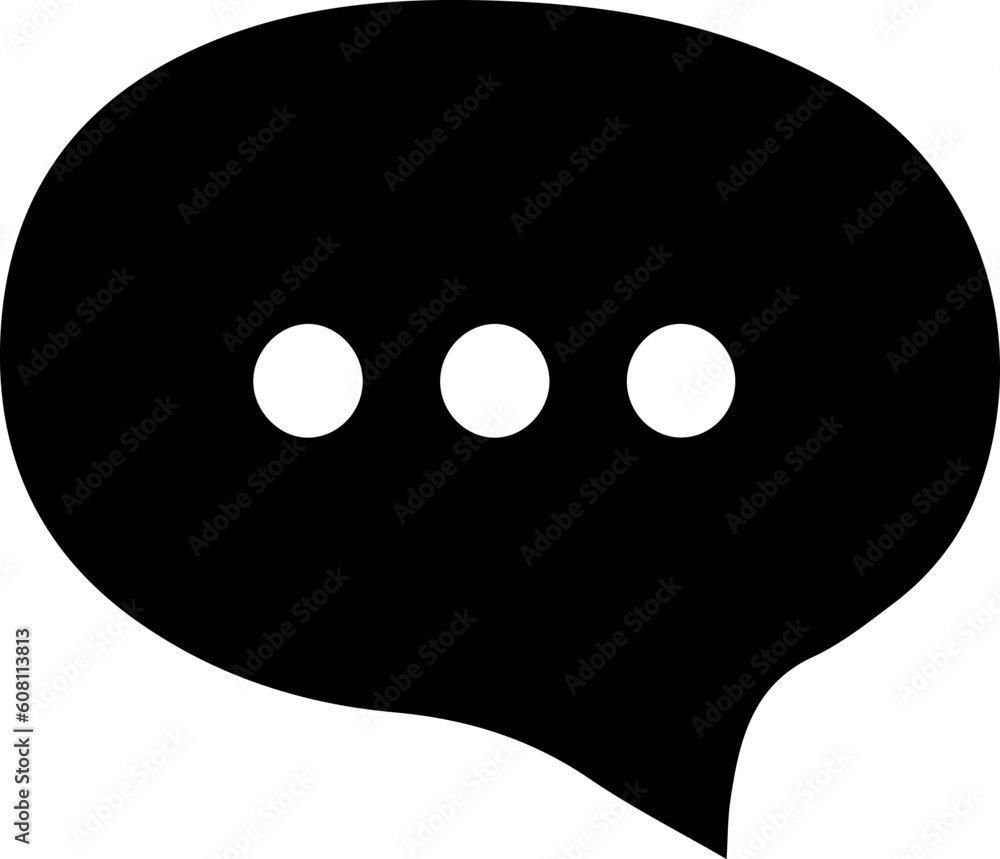 Fototapeta premium Chat bubble vector icon EPS 10.