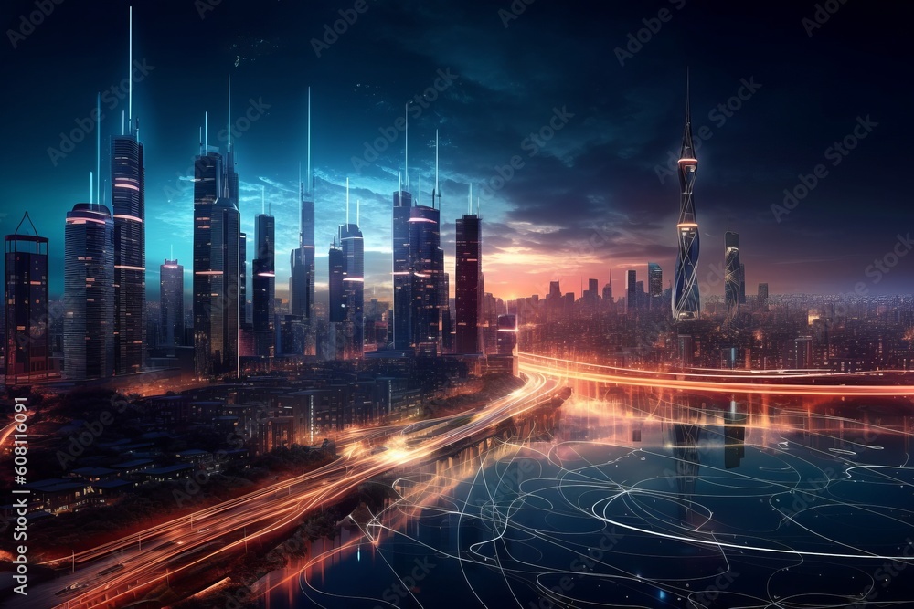 Smart City: A Technological Skyline Prepared for the Future, Generative AI.