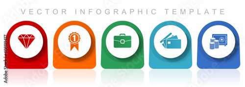 Shopping icon set, flat design miscellaneous colorful icons such as diamond, badge, case, credit card and money for webdesign and mobile applications, infographic vector template in eps 10