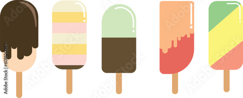 ice cream on a stick