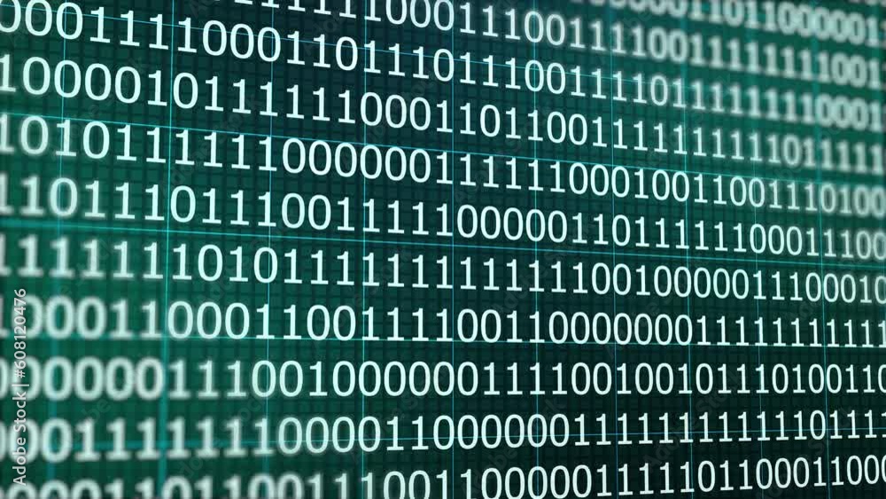 Binary Code. Digital Binary Code, Animation Abstract Data Transfer Background. Binary Code. Digital Binary Code, Animation Abstract Data Transfer Background.