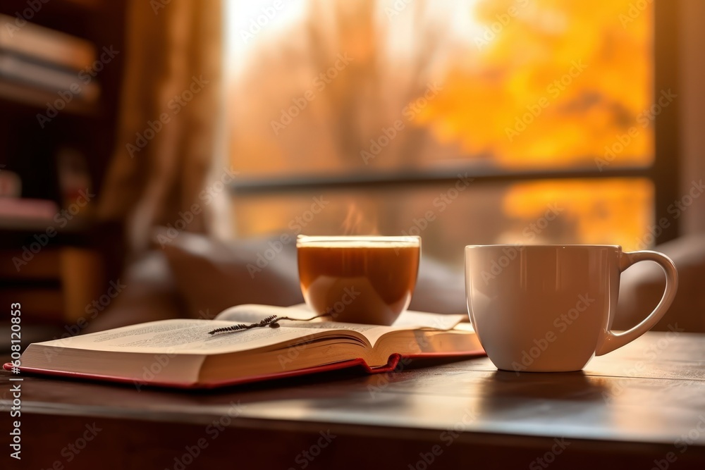 Coffee and a book - Generative AI