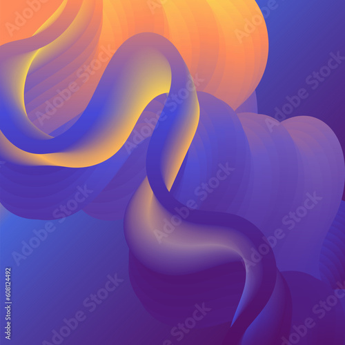3d wave. Abstract wave pattern. illustration. Colorful wave. eps 10