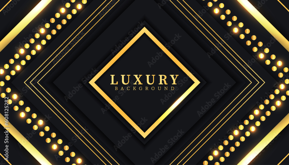 Naklejka premium Abstract modern golden luxury background