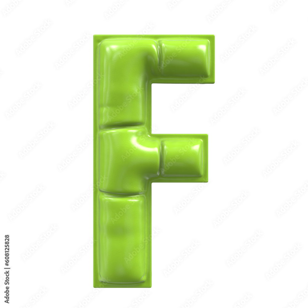 Number With Font 3D Render Number With Font 3D Render
