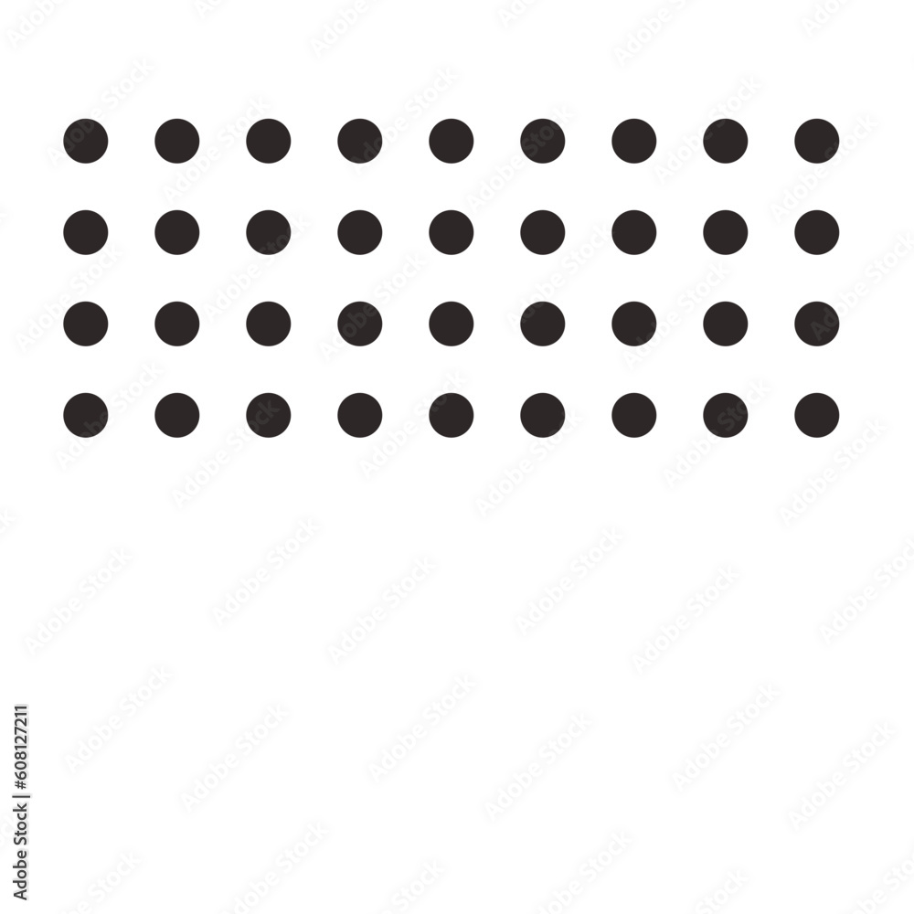 Fototapeta premium Rectangle Geometric Dots
